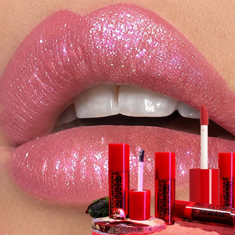 고딕 매트 쉬머 립스틱 방수 지속력 있는 섹시한 레드  - Lip Tint Korean 리뷰 및 가격