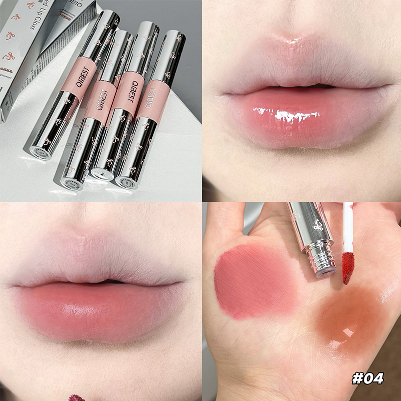 QIBEST 더블 헤드 립 글로스 매트 벨벳 섹시 레드 - Lip Tint Korean 리뷰 및 가격