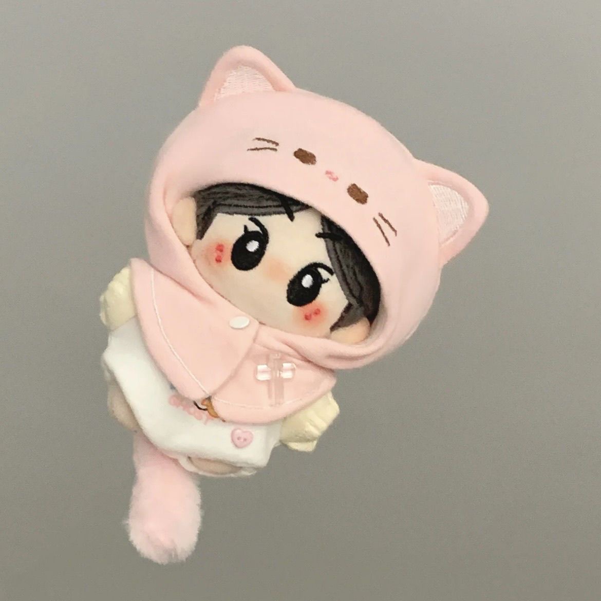 10cm 면 인형 꼬리가 있는 고양이 귀 봉제 동물 모 - Korean Girls Lifestyle 리뷰 및 가격