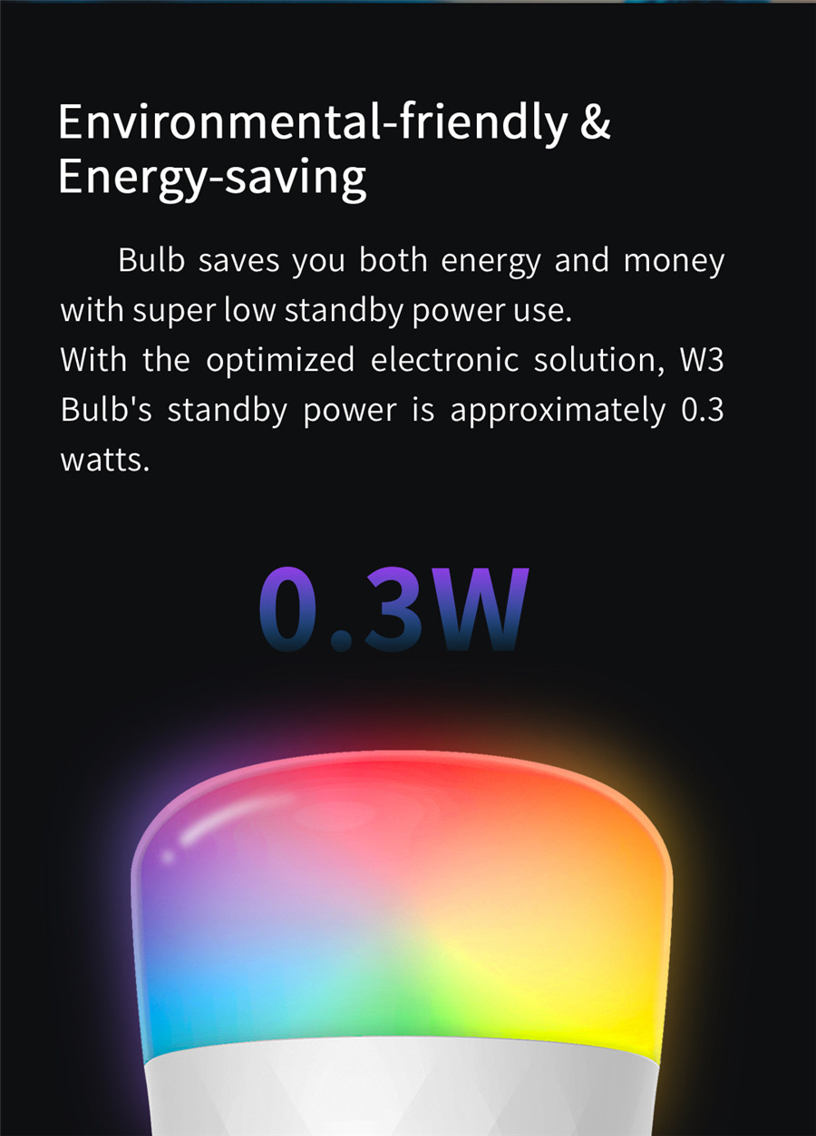 Yeelight 스마트 LED 전구 W3 E26 컬러/ - Yeelight Light Smart Bulb 리뷰 및 가격