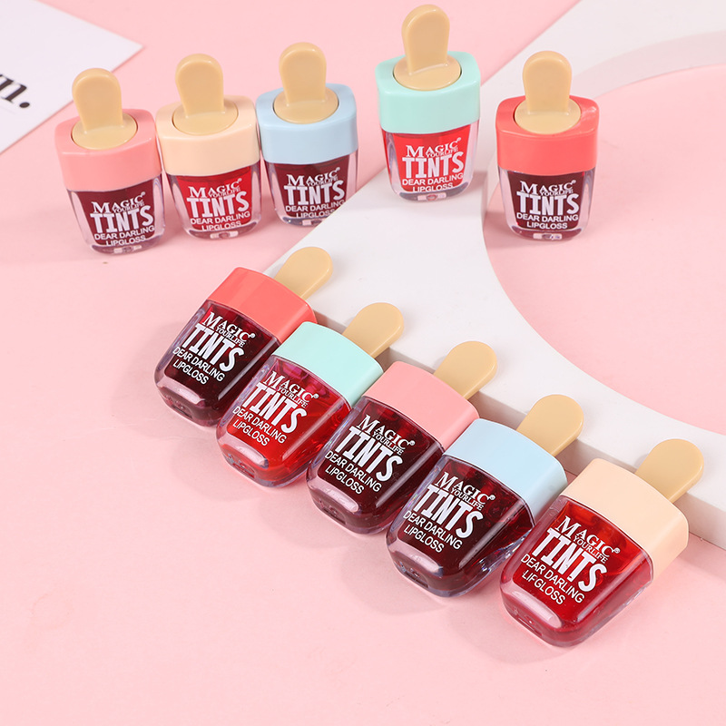 12Pcs 한국 과일 립 색조 아이스크림 립 글로스 모 - Lip Tint Korean 리뷰 및 가격